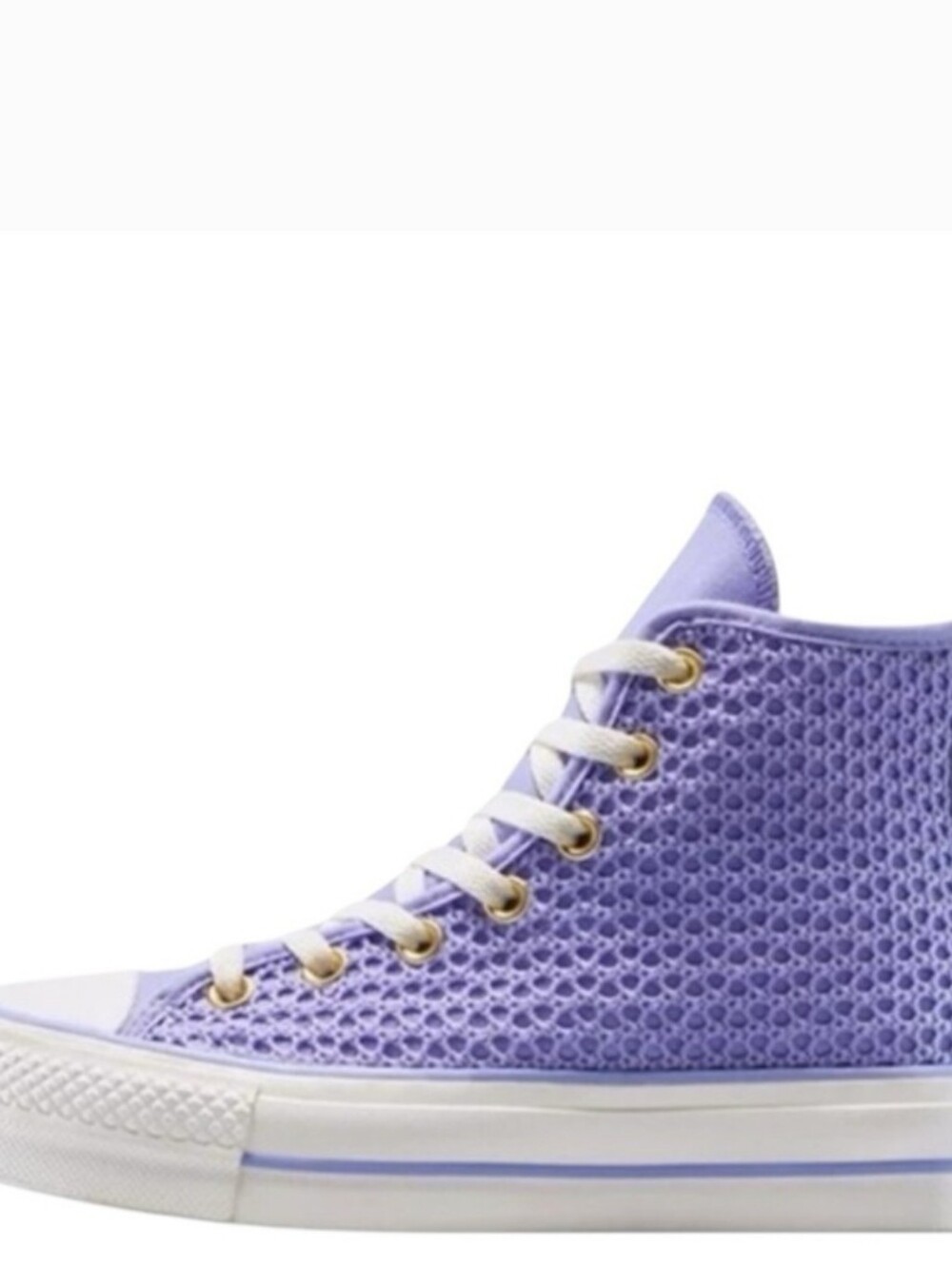 Converse Chuck Taylor All Star Knit Platform Sneakers- Purple - Picture 3 of 9